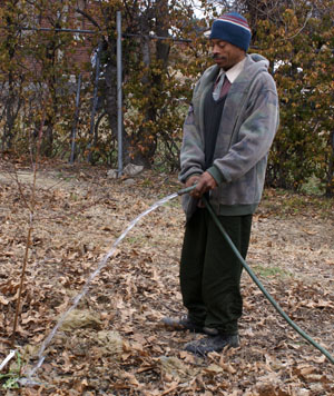 Testing water pressure and watering land image left11